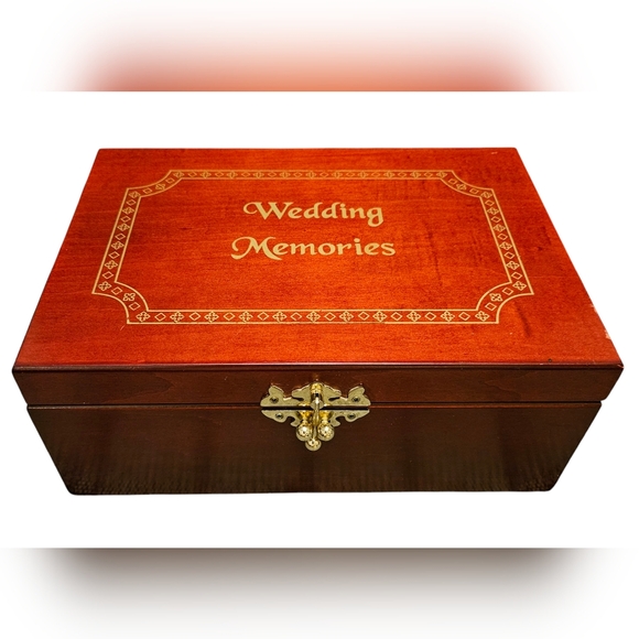 Gunther Mele Rosewood Wedding Memories Keepsake Jewelry Box